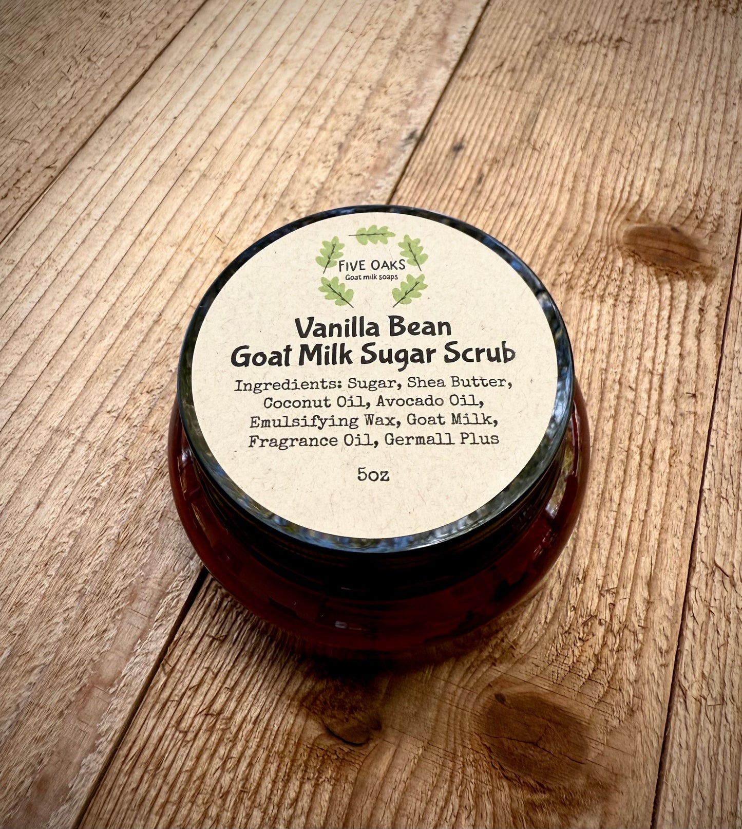 Vanilla Bean Goat Milk Sugar Scrub