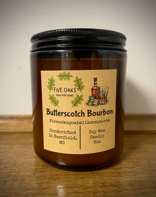 Butterscotch Bourbon Soy Candle