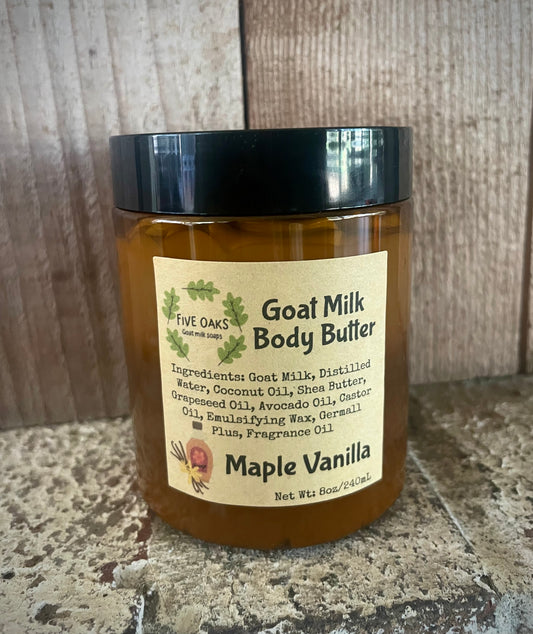 Maple Vanilla Goat Milk Body Butter