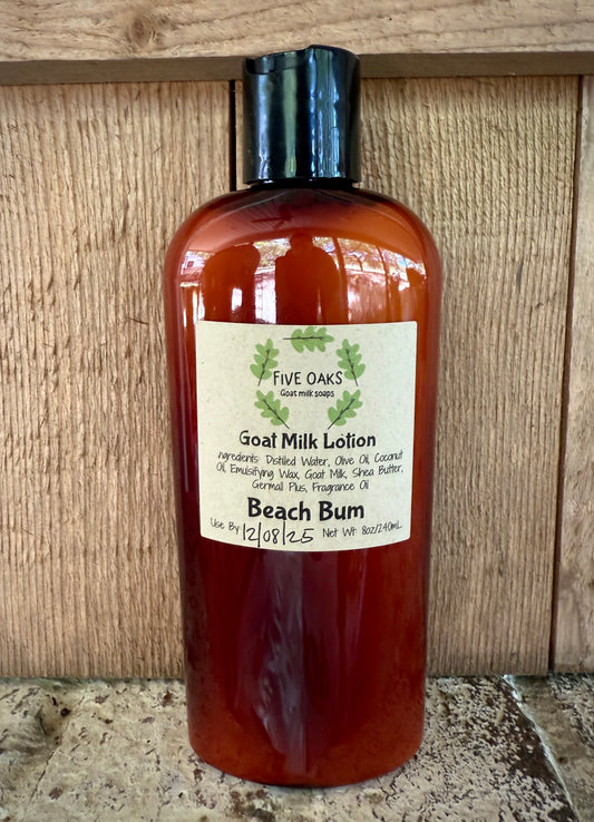 Beach Bum Goat Milk Lotion