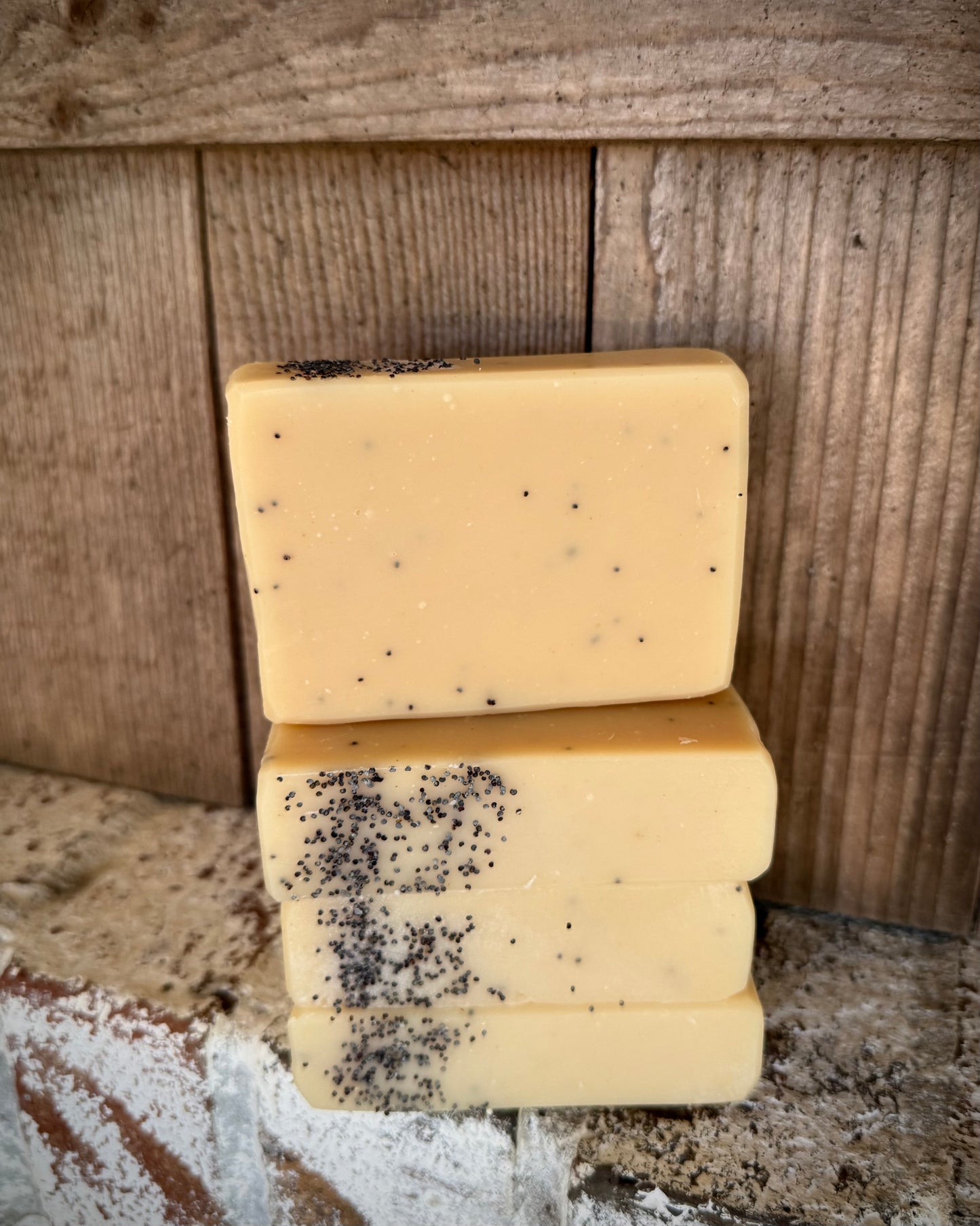 Lemon Poppyseed Goat Milk Soap