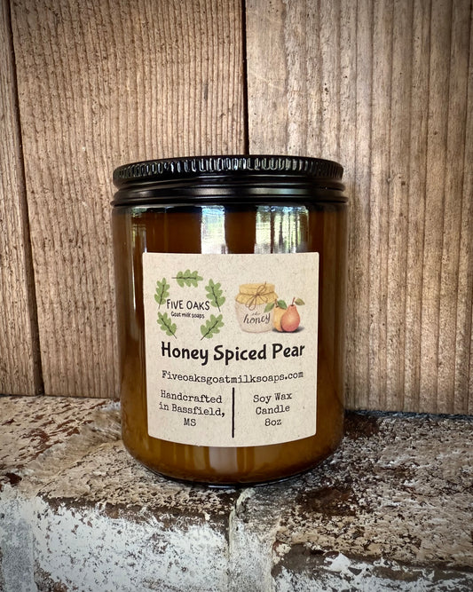 Honey Spiced Pear Soy Candle