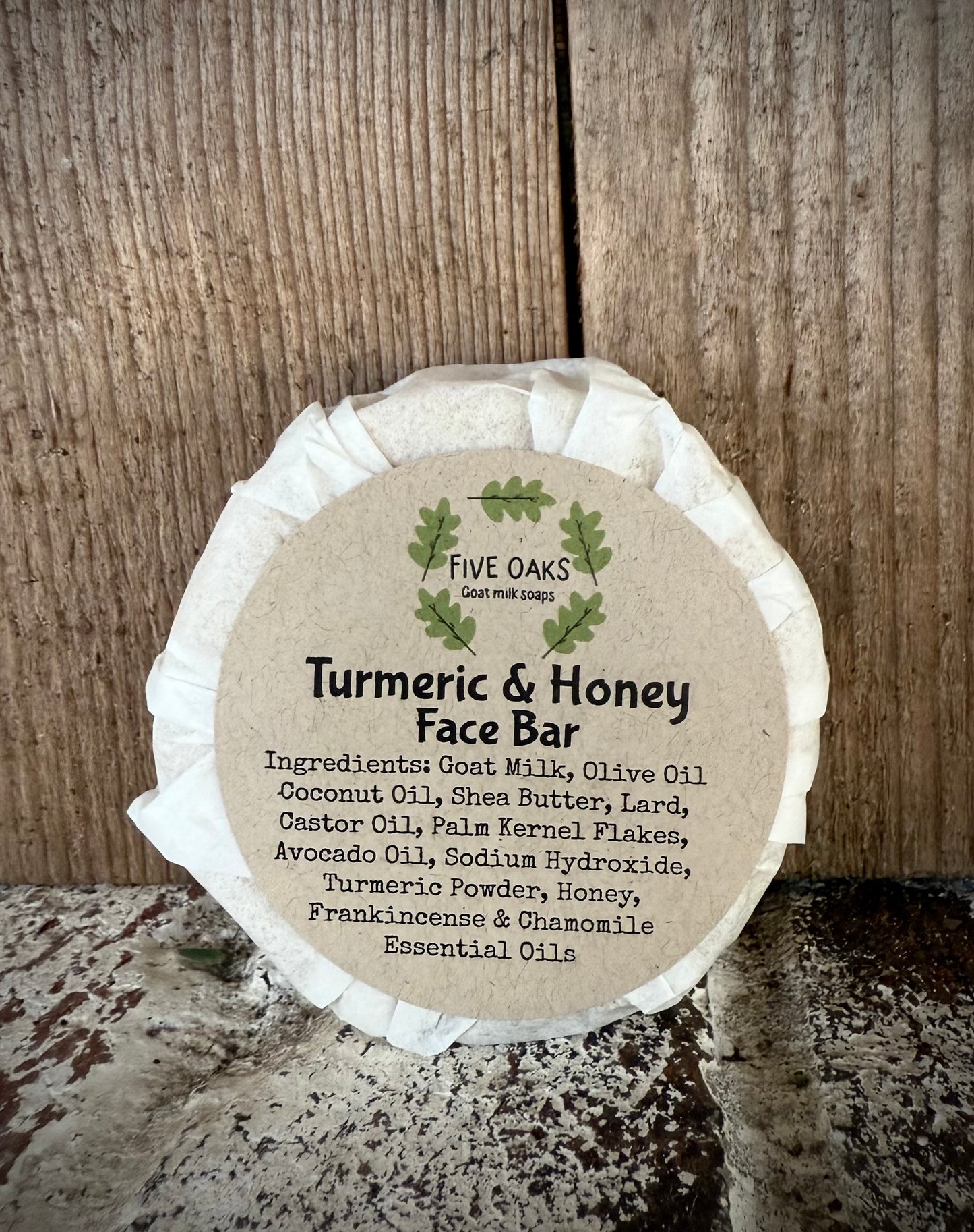 Turmeric & Honey Face Bar