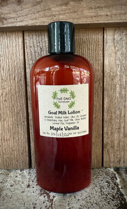 Maple Vanilla Goat Milk Lotion