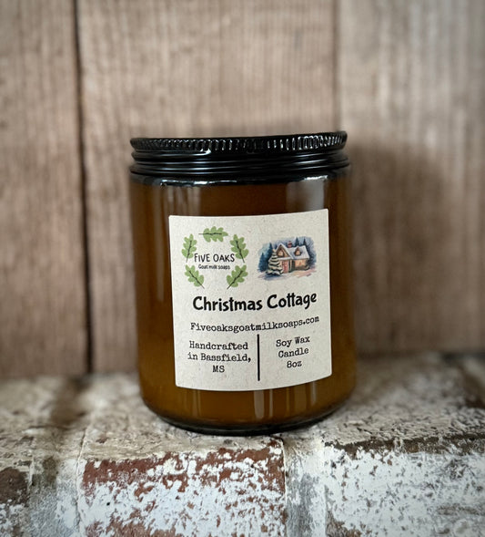 Christmas Cottage Candle